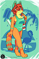 Time for a Swim by Icedfoxes