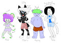New Characters by Sashiku