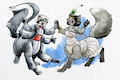 Jazz Up! Collab Commission from Cervelet by JuniperSkunktaur