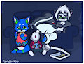 Gaming Night - commissioned from 5h4d0wn3rd