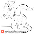 Patreon Sample: Diapered dragon