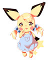Little Rina the Pichu by Eeveeko