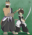 Swords Cats and Dogs by meatboom