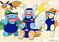 Reiwa Pokemon School Swimwear Land!! by Sawarareshi