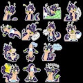 Stickers With LIZARDS BY NIU-KA