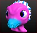 Toony Dino Head by lavik1988