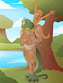 *C*_Shoulder ride!