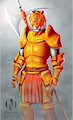 Tiger in armor by Nihleon