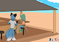 Drinks on the beach
