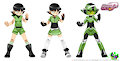 PPGD - Buttercup Outfits - Paperdoll by SilentSid1992