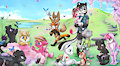 Cubs enjoying japanese spring by TK