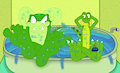[Collab] Vector and Croc take a bath