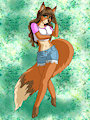 Foxxy in jean shorts