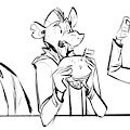 Foreign Food 'Family' Feast (and other sketches) by Dakinu