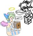 Light Wins Over Darkness by Niffy