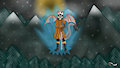 Blue Flame Dragonfox