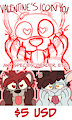 Valentine's Day YCH Icon (Closed)