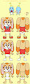Baby Cream and Cheese Model Sheet