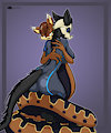 Naga and Dragon Hug COMMISSION
