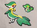Pixel Art - Snivy by FYoshi