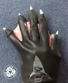 Webbed gloves project / coloured webbing by lutra1975