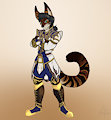 Jackal-tiger by PopcornPanic