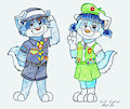 Boy and Girl Scout by SilverSimba01