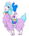 Cotton Candy and Skittles