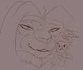 Sorry Kitty by kuroodod