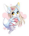 Cute chibi fox by Canella