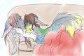 Couch Cuddles by fluffikitten