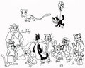 The Cats I Grew Up With by RallyReki