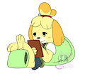 Isabelle Relaxing by SecretStash151