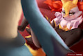 Braixen x Lucario [Base]