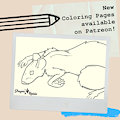 Rat, Raccoon, & Otter Coloring Pages!