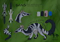 Sang reference sheet
