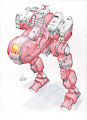 Comm Atty: MechWarrior Atticus and his Jenner (2 Pics)