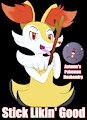 Braixen working the pole by AutumnWheat