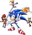 Sonic #75's end page (my COLORED take)