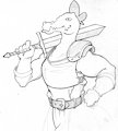dragonborn fighter scetch
