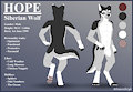 Hope Ref-sheet by ReecoEryk