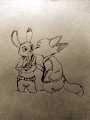 First Try to Draw one Nick & Judy by 1EasterBunny