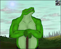 Reptilian farmer