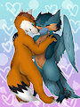 Ikkey dancing with Fisheru by Ikkey