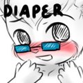 Fox in dirty diaper by supremekitten