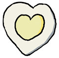 heart egg