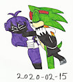 Scourge tries to kiss Mariko