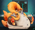 Inflation scientist by Stormdragonblueart