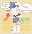 Wet sailor bunny