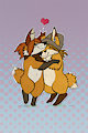 Foxer and Ash Commission by Doirn - Colored By Ash
